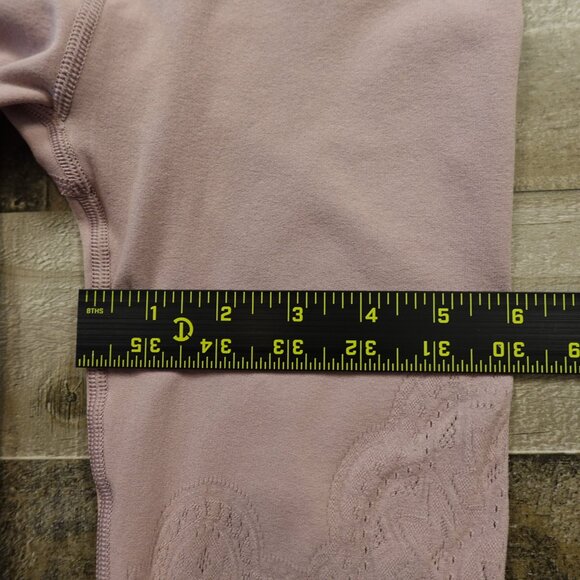 Lululemon Reveal Tight Zen Expression Women’s Size 6 Vintage Mauve 25” Inseam - Picture 6 of 11